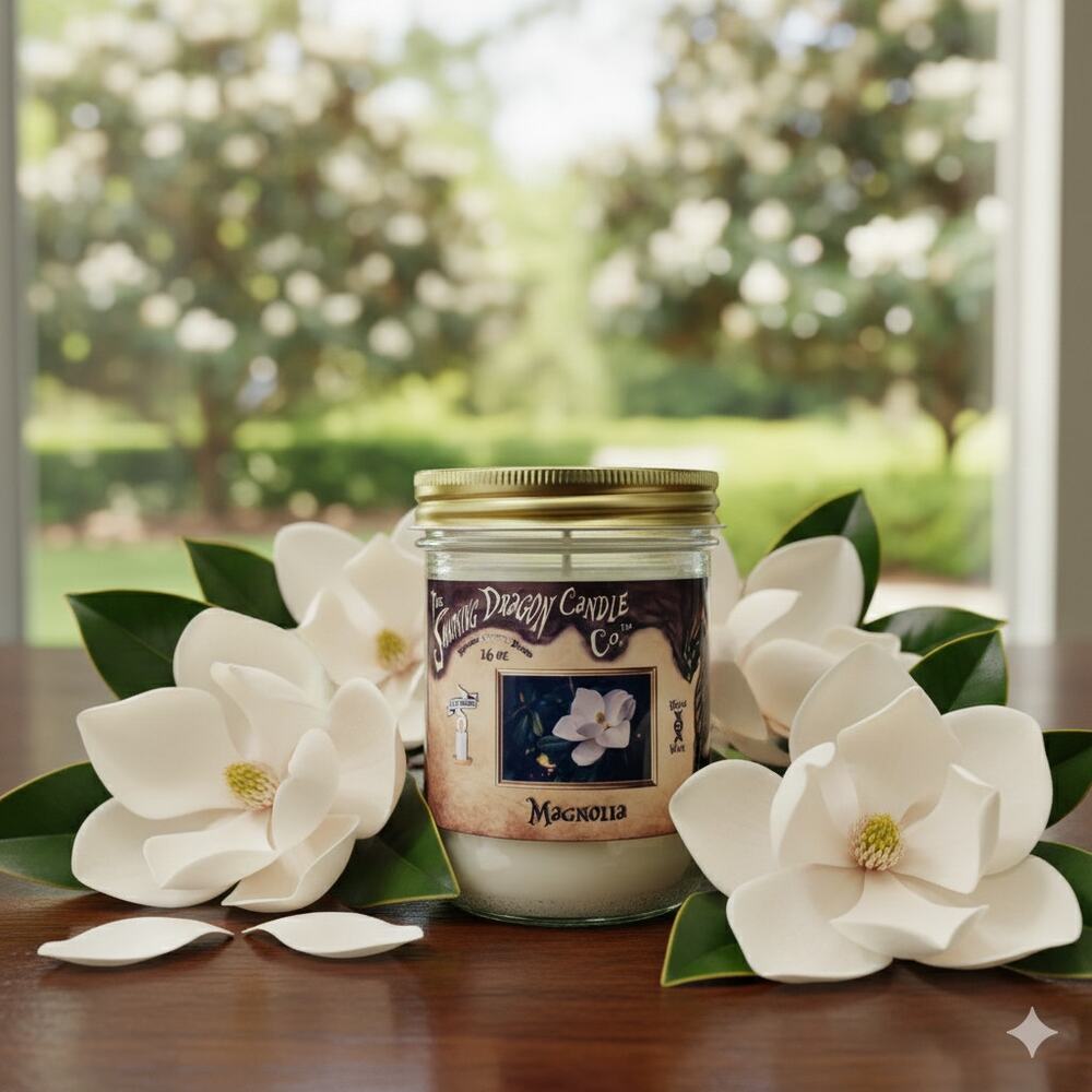 Magnolia - 16 oz Coconut Wax Candle